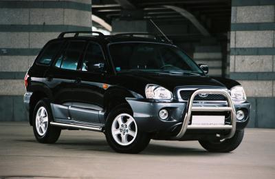 Решётка бампера Hyundai Santa Fe.