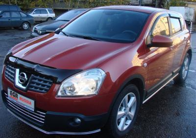 Дефлекторы стекол Nissan Qashqai +2 2008 - наст. время.