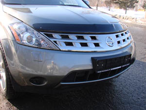 Дефлектор капота Nissan Murano 2004 - 2007.