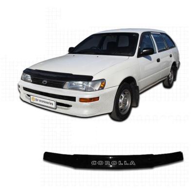 Дефлектор капота Classic черный Toyota Corolla 1991 - 2001.