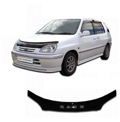 Дефлектор капота Classic черный Toyota Raum 1997 - 2003.