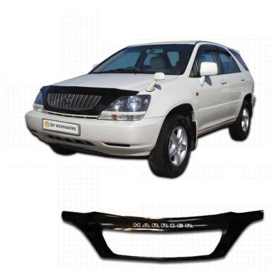 Дефлектор капота Classic черный Toyota Harrier 1997 - 2002.