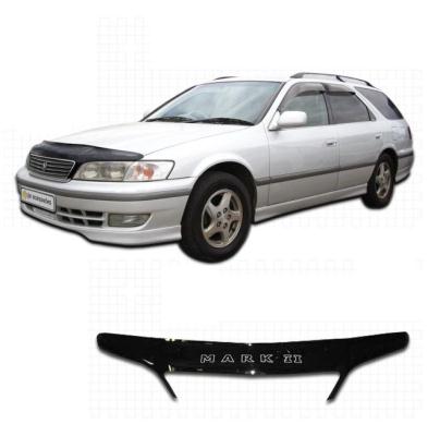 Дефлектор капота Classic черный Toyota Mark-2 Qualis 1997 - 2002.