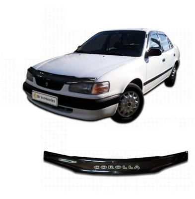 Дефлектор капота Classic черный Toyota Corolla 1995 - 2000.