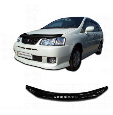 Дефлектор капота Classic черный Nissan Liberty 1998 - 2001.