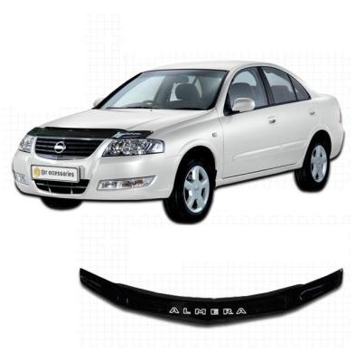 Дефлектор капота Classic черный Nissan Almera Classic 2006.