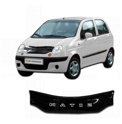 Дефлектор капота Classic черный Daewoo Matiz 2007 - наст. время.