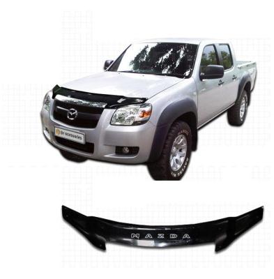 Дефлектор капота Classic черный Mazda BT-50 2008.