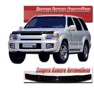 Дефлектор капота Classic черный Nissan Terrano (Regulus) 1996 - 2002.