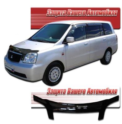 Дефлектор капота Classic черный Mitsubishi Dion 1999.