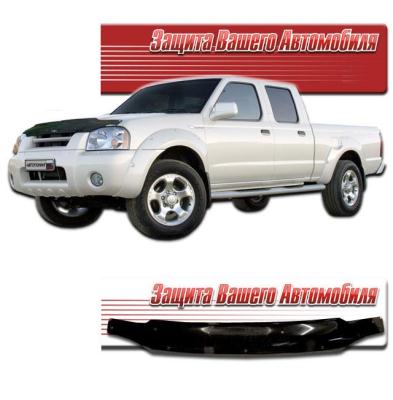 Дефлектор капота Classic черный Nissan NP300 2003.