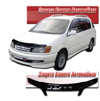 Дефлектор капота Classic черный Toyota Ipsum 1999 - 2001.