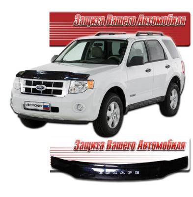 Дефлектор капота Classic черный Ford Escape 2008 - наст. время.