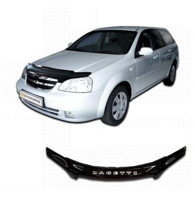 Дефлектор капота Classic черный Chevrolet Lacetti (универсал).