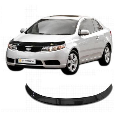 Дефлектор капота Classic черный KIA Cerato Coup 2011.