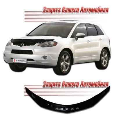 Дефлектор капота Classic черный Acura RDX 2006 - 2009.