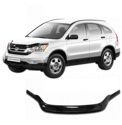 Дефлектор капота Classic черный Honda CR-V 2008 - 2012.