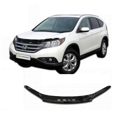 Дефлектор капота Classic черный Honda CR-V 2012.