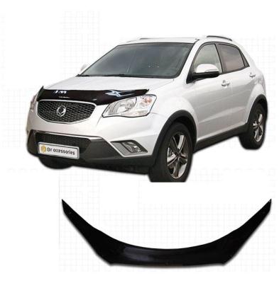 Дефлектор капота Classic черный SsangYong Korando 2010.