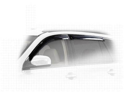 Ветровики дверей Classic полупрозрачный Subaru Outback 2009.