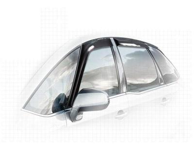 Ветровики дверей Classic полупрозрачный Citroen C4 Picasso 2006.