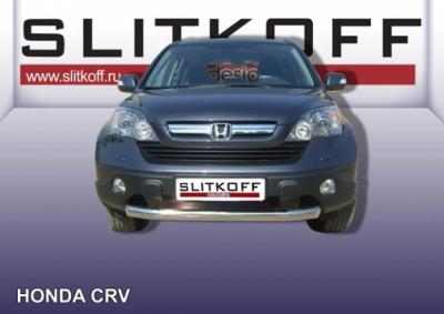 Защита переднего бампера d76 Honda CR-V 2009.