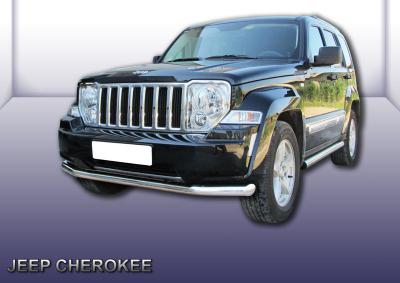 Защита переднего бампера d76 Jeep CHEROKEE 2012.