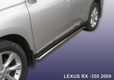 Пороги d57 труба с гибами Lexus RX350 2009.