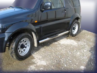 Пороги d76 с проступями Suzuki Jimny 1998.