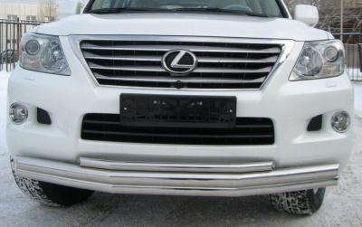 Защита бампера Lexus LX570 2007 - 2012.