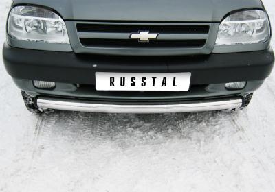Защита бампера Chevrolet Niva.