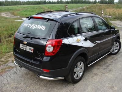 Защита бампера Chevrolet Captiva 2012 - наст. время.