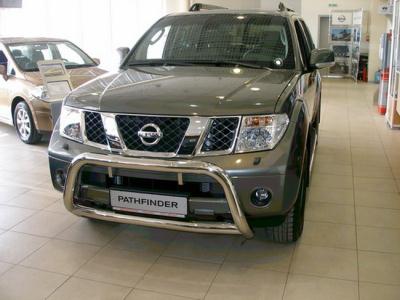 Защита бампера Nissan Pathfinder (R51M) 2005.