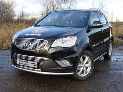 Защита бампера SsangYong Actyon new 2010.