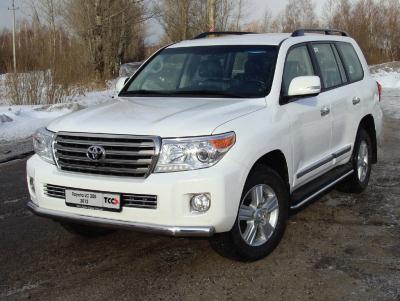 Защита бампера Toyota Land Cruiser (J200) 2007.