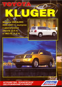 Печатная продукция TOYOTA KLUGER, МОДЕЛИ 2WD&4WD .