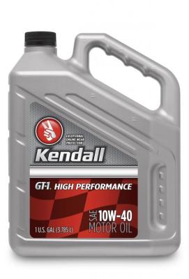 Kendall KENDALL GT-1® HIGH PERFORMANCE MOTOR OIL WITH LIQUID TITANIUM® SAE 10W40 .