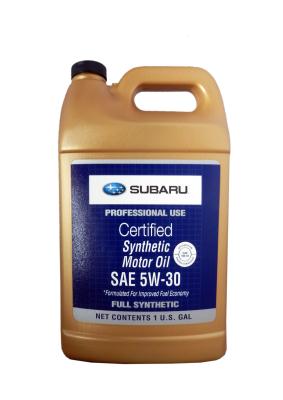 Моторное масло SUBARU Synthetic SAE 5W-30 (3,780л) .