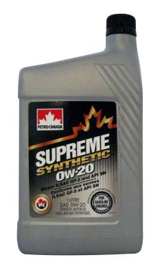 Petro-Canada PETRO-CANADA SUPREME SYNTHETIC 0W-20 (1Л) .