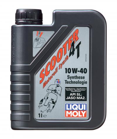 Моторное масло для скутеров Scooter Motoroil Synth 4T SAE 10W-40 .