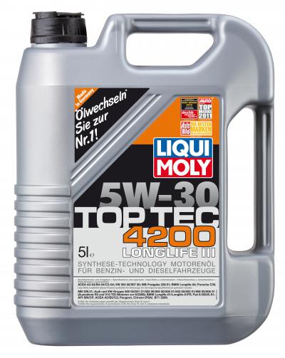 Моторное масло Liqui Moly Top Tec 4200  SAE 5W-30 .