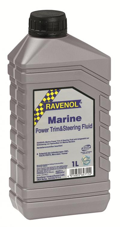 Гидравлическое масло RAVENOL Marine Power Trim u.Steering Fluid ( 1л).