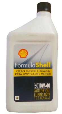 Shell SHELL FORMULASHELL SAE 10W-40 MOTOR OIL 10W-40 .