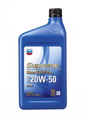 Chevron CHEVRON SUPREME MOTOR OIL SAE 20W50 .