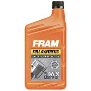 FRAM FRAM FULL SYNTHETIC MOTOR OIL SAE 10W30 .