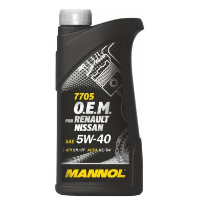 Моторное масло Mannol O.E.M. for Renault Nissan 5W-40 .