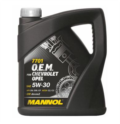 Моторное масло Mannol O.E.M. for Chevrolet Opel  5W-30 .