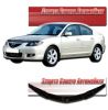 Иконка:Дефлектор капота Classic черный Mazda Axela 2004 - 2009.