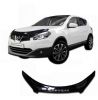 Иконка:Дефлектор капота Classic черный Nissan Qashqai +2 2008.