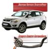 Иконка:Дефлектор капота Шелкография черная Ford Kuga 2008 - 2012.